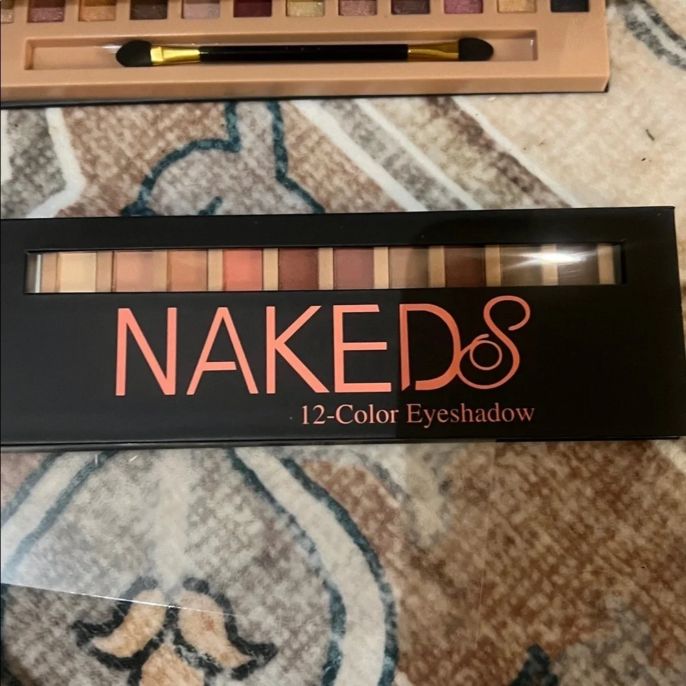 NEW NAKED 6 Inspired 12-Color Eyeshadow Palette x 2 (matte and glittery)